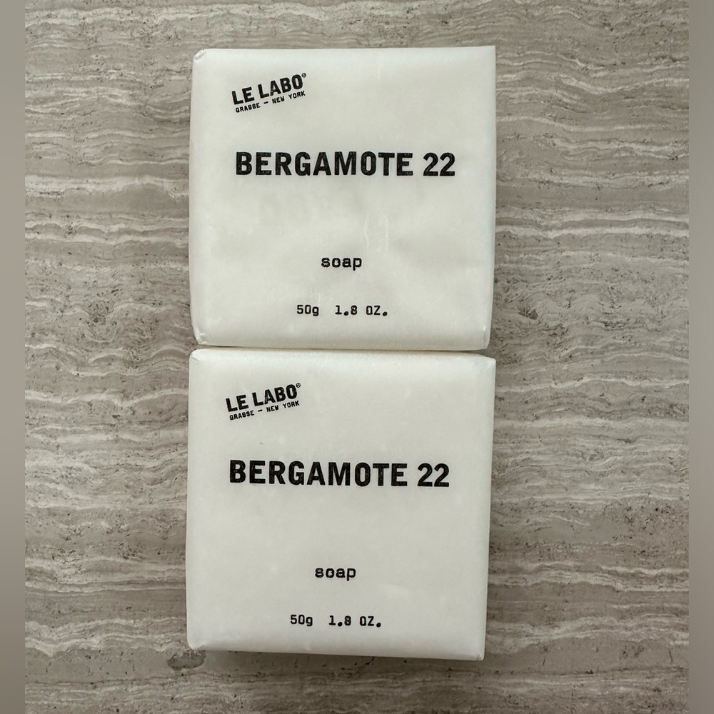 Le Labo Bergamote 22 scent soap 50g (1.8oz) x 2 pieces